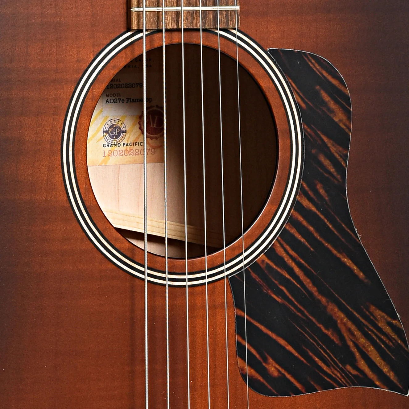 Taylor American Dream AD27e Flametop Acoustic-Electric Guitar & Case - Image 6