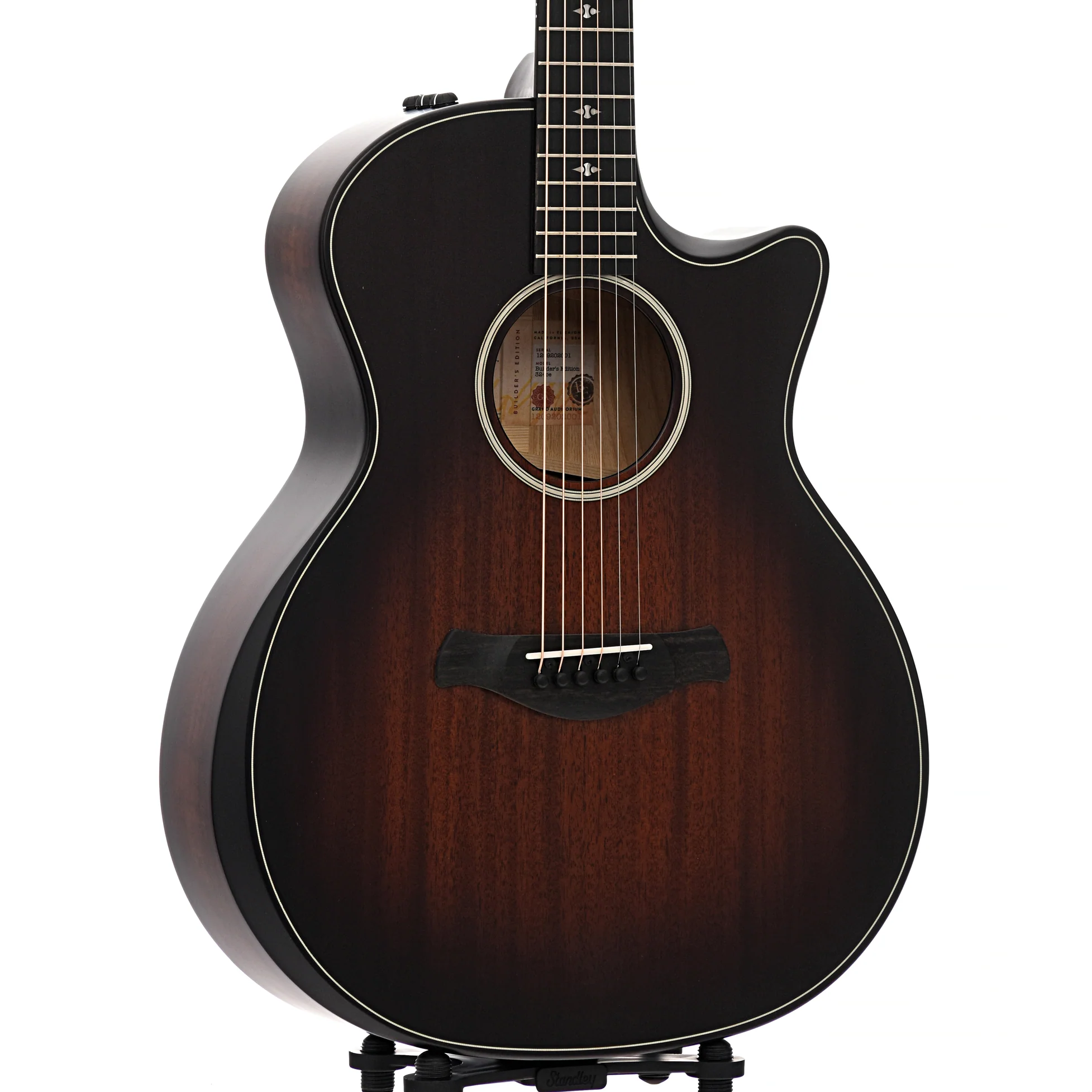 Taylor Builder's Edition 324ce Acoustic-Electric Guitar & Case - Image 3