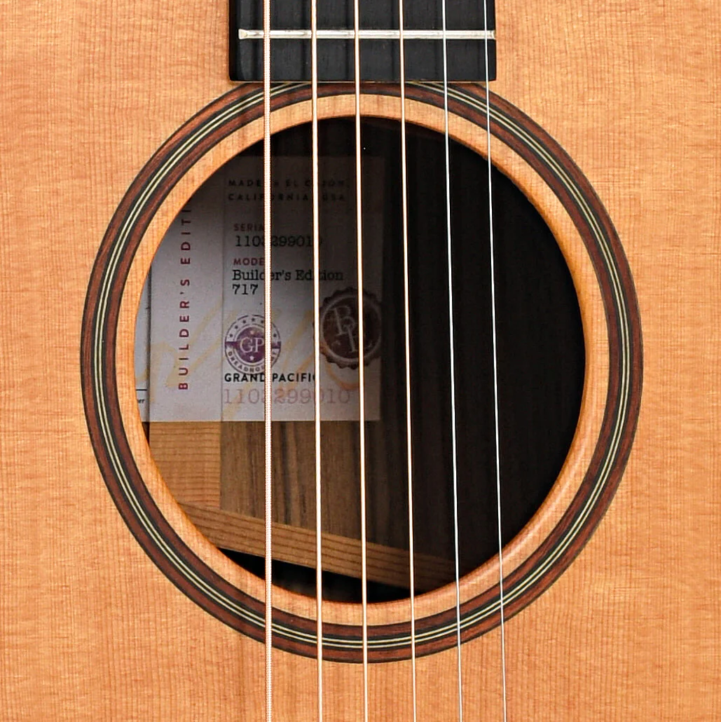 Taylor Builder's Edition 717 V-Class Acoustic Guitar (2019) - Image 5