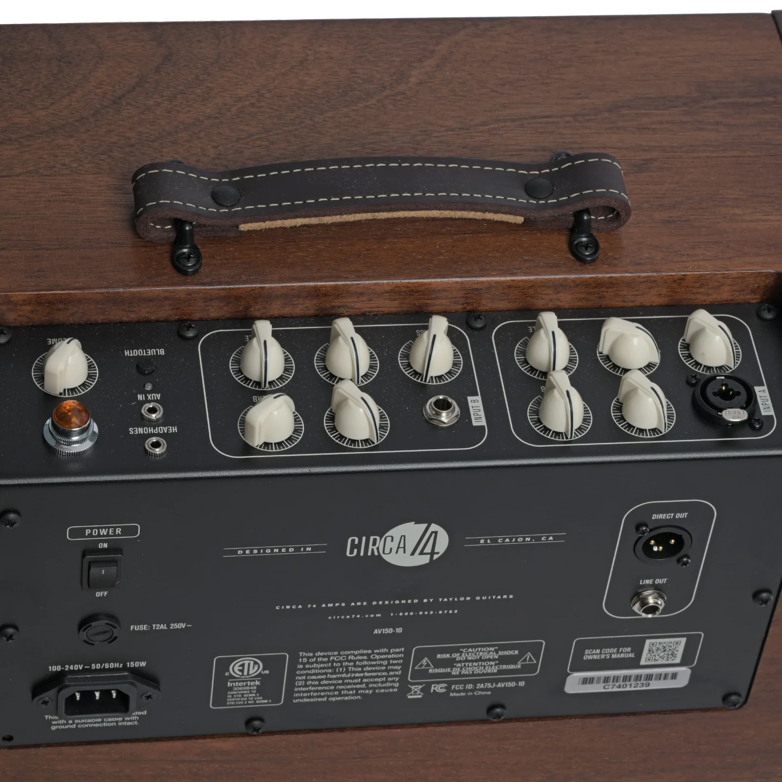 Taylor Circa 74 Acoustic Guitar/Vocal Amplifier & Stand - Image 5