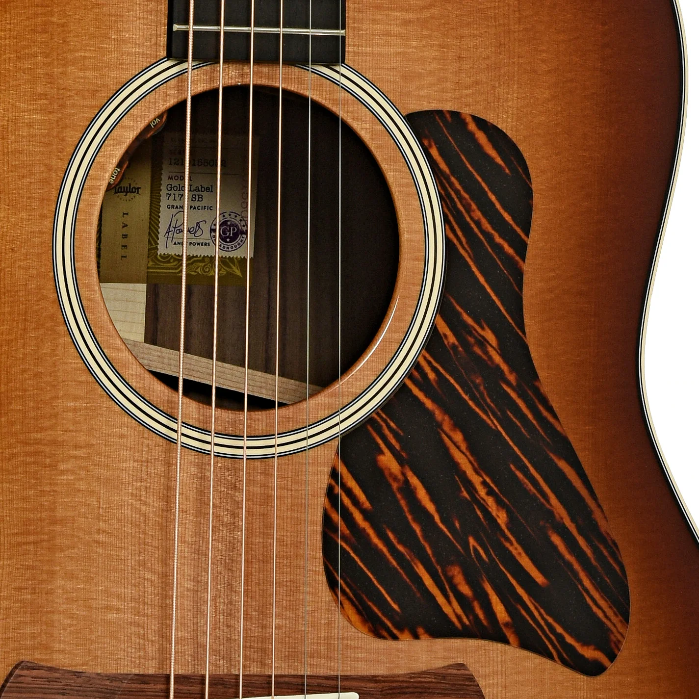Taylor Gold Label 717e SB Acoustic-Electric Guitar & Case - Image 6