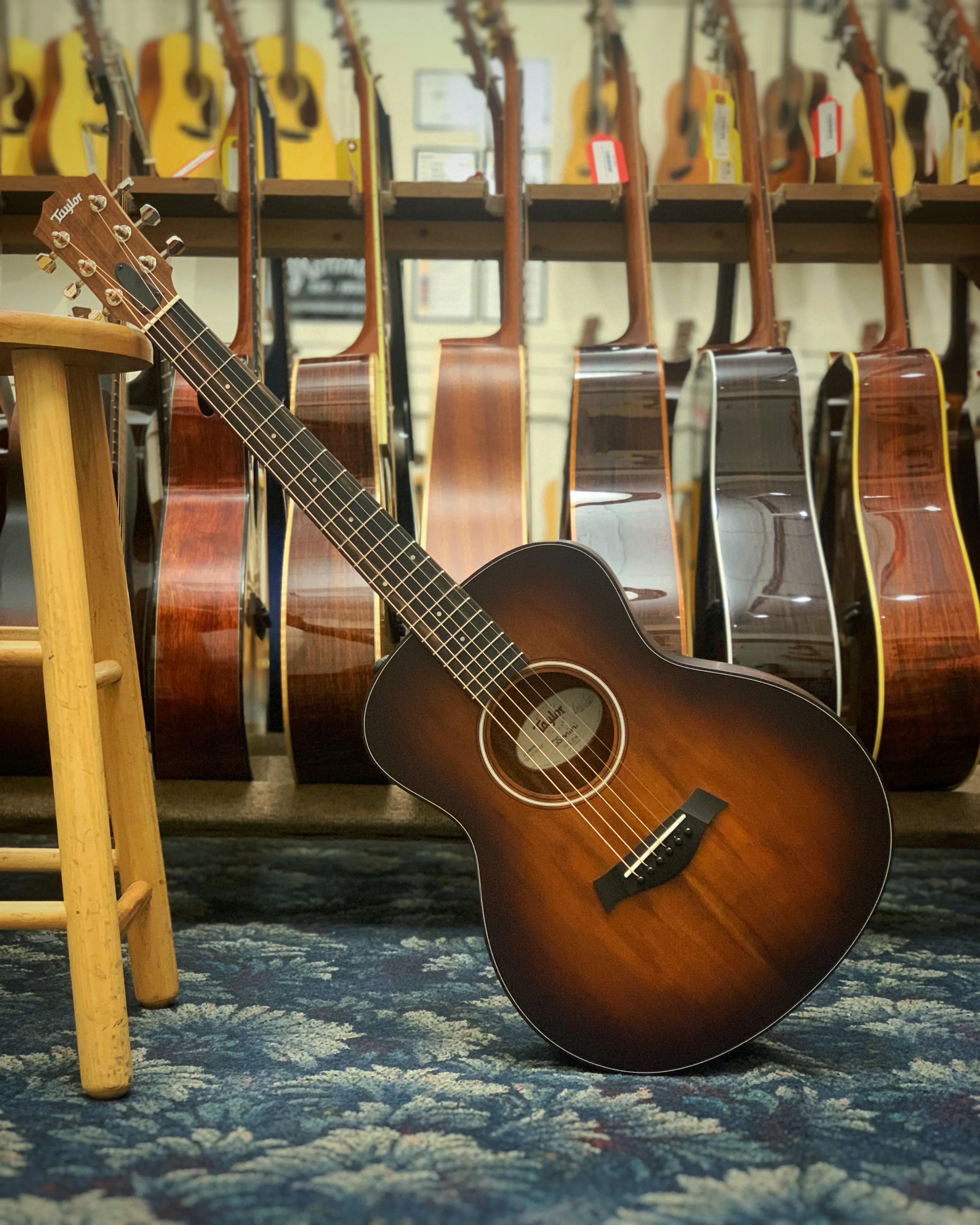 Taylor GS Mini-e Koa Plus Acoustic-Electric Guitar & AeroCase