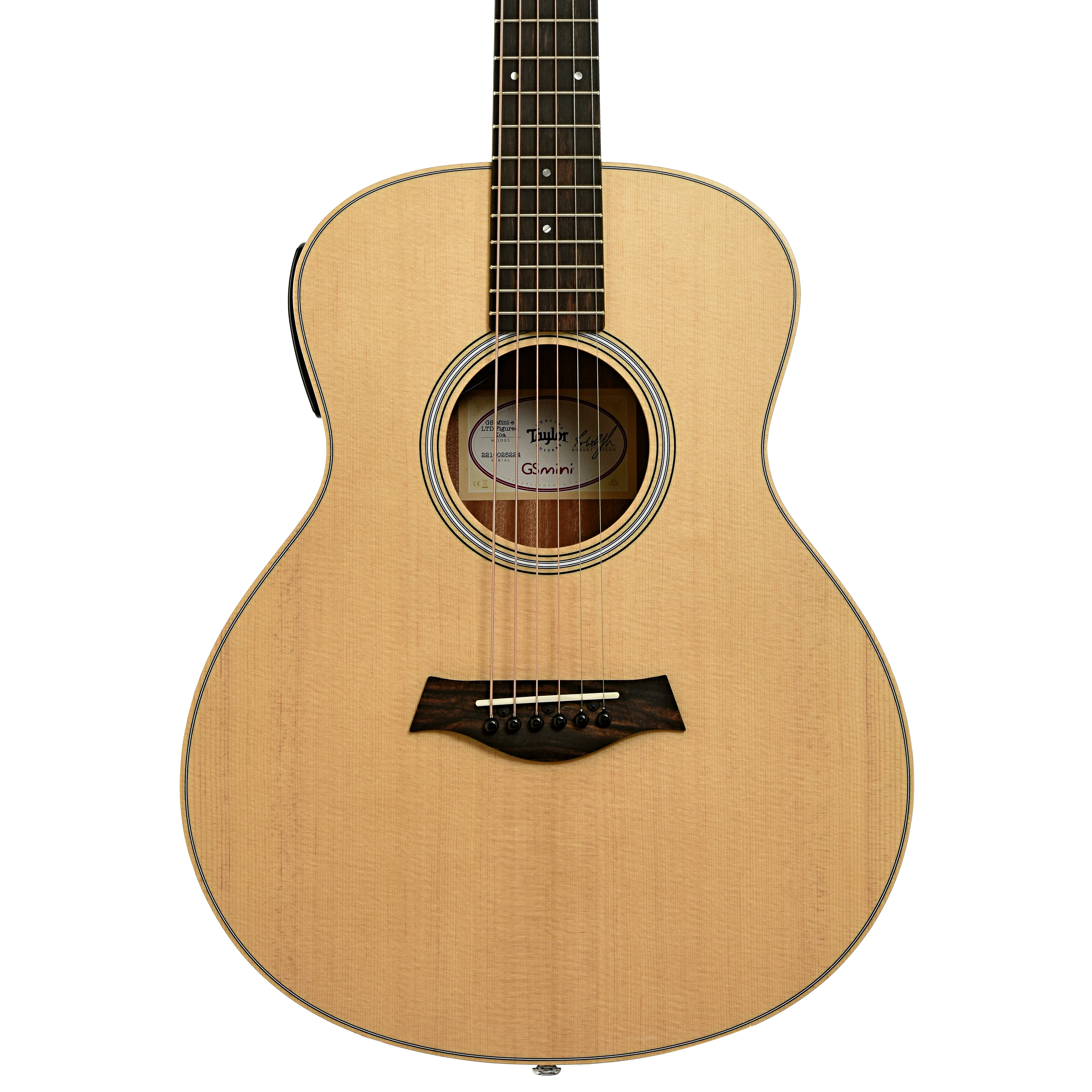 Taylor GS Mini-e LTD Figured Koa Acoustic-Electric Guitar & Gigbag - Image 2