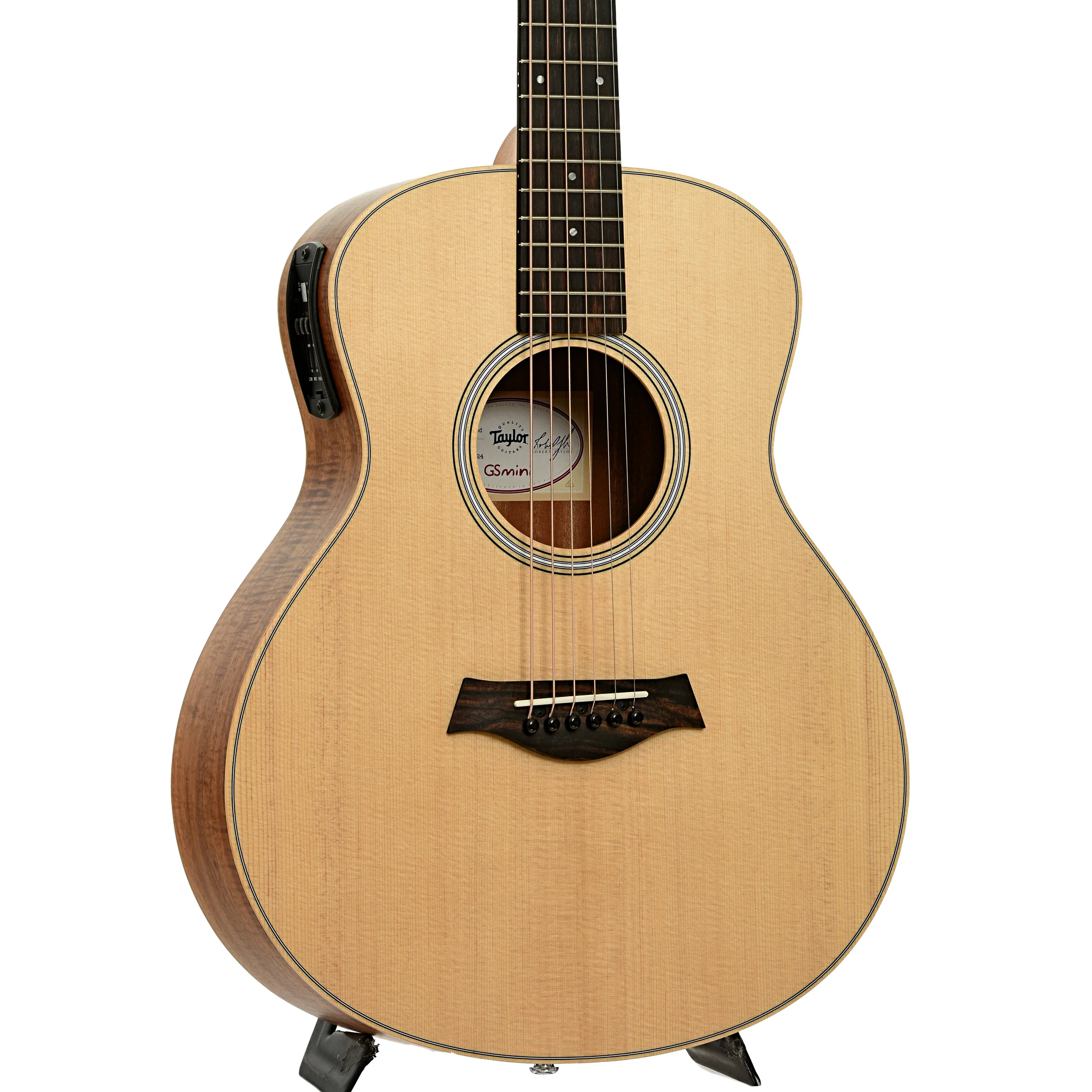 Taylor GS Mini-e LTD Figured Koa Acoustic-Electric Guitar & Gigbag - Image 4