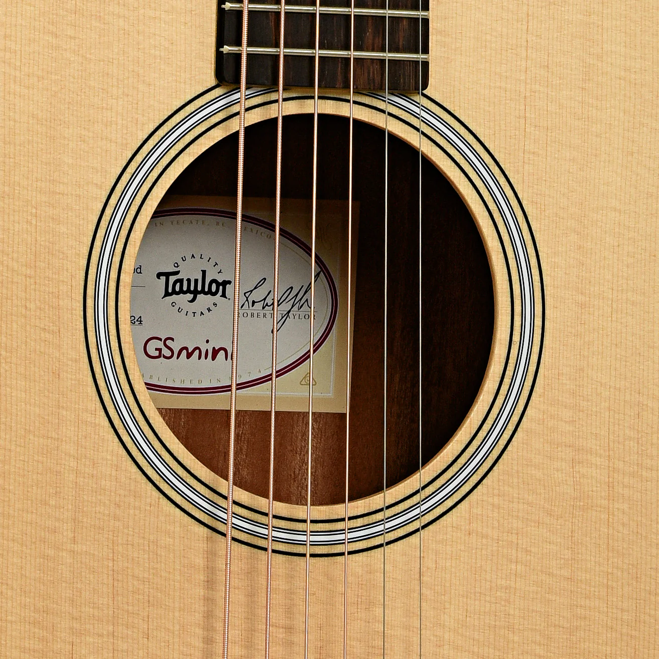 Taylor GS Mini-e LTD Figured Koa Acoustic-Electric Guitar & Gigbag - Image 6