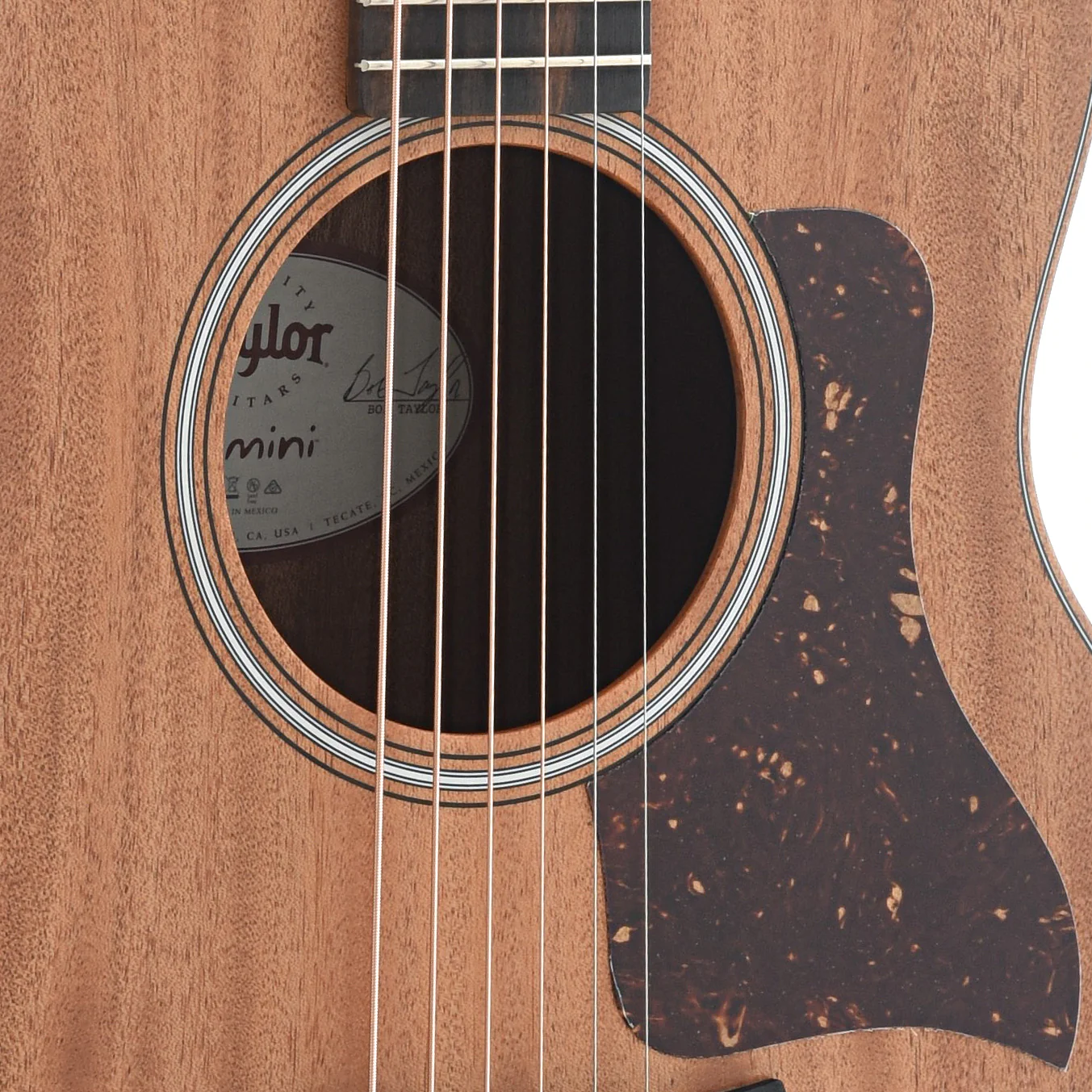 Taylor GS Mini-e Mahogany Acoustic-Electric Guitar & Gigbag - Image 6