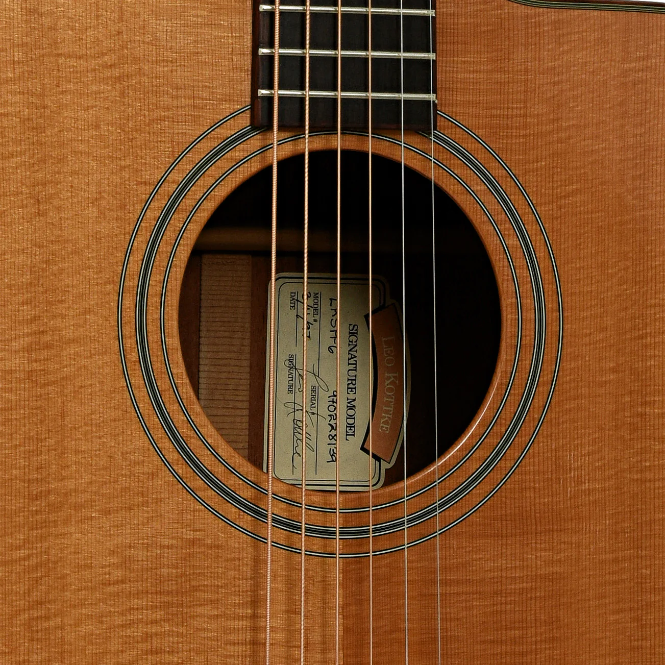 Taylor LKSM-6 Leo Kottke Signature Model Acoustic Guitar (1997) - Image 6