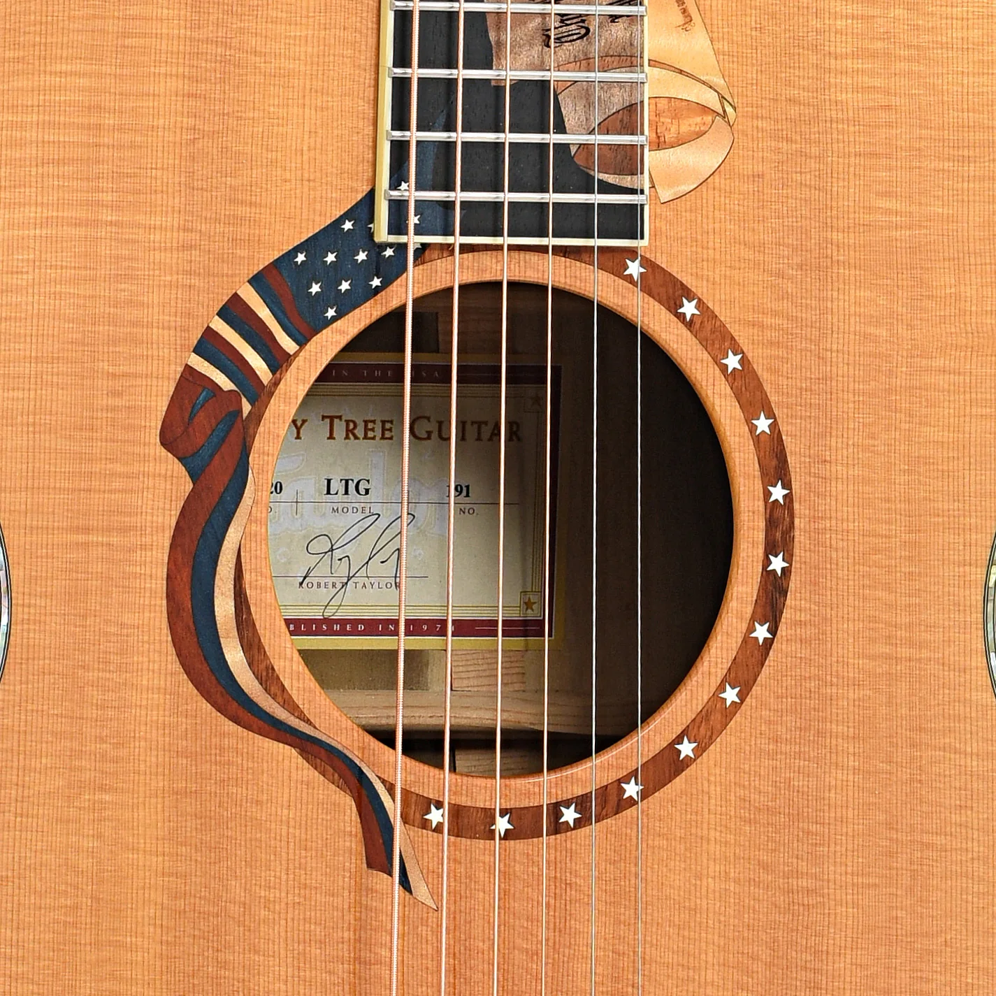 Taylor LTG Liberty Tree Acoustic Guitar (2002) - Image 6