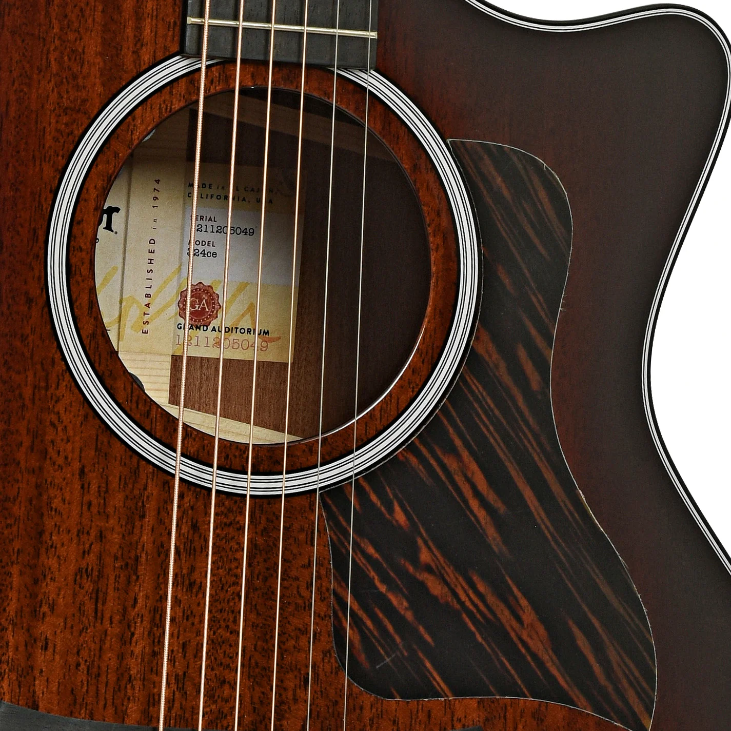 Taylor Next Generation 324ce Acoustic-Electric Guitar & Case - Image 6