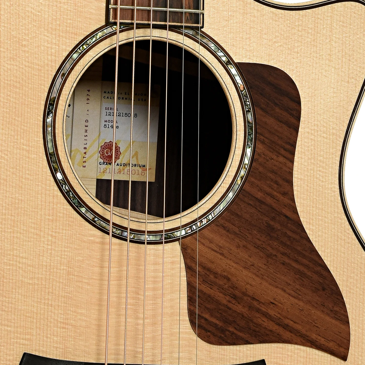 Taylor Next Generation 814ce Acoustic-Electric Guitar & Case - Image 6