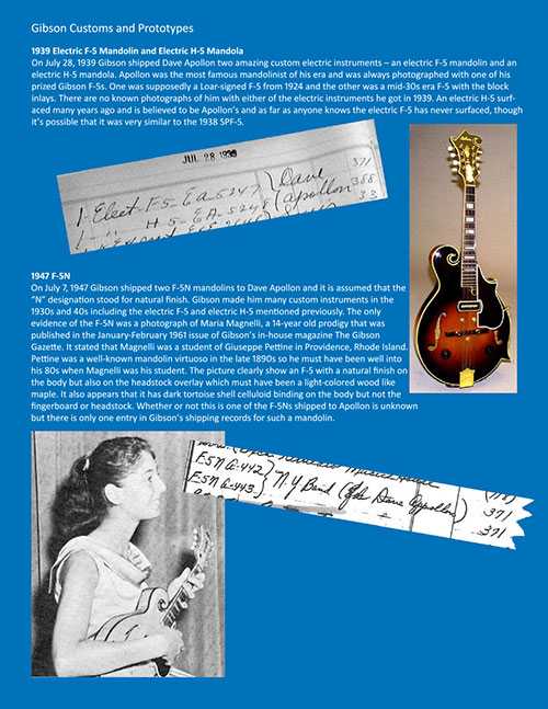 The Complete Guide to the Gibson Mandolins, Mandolas, Mando-Cellos and Mando-Basses - Image 5