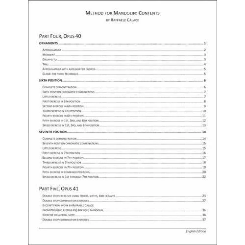 The Raffaele Calace Method for Mandolin - Volume II, English Edition - Image 3