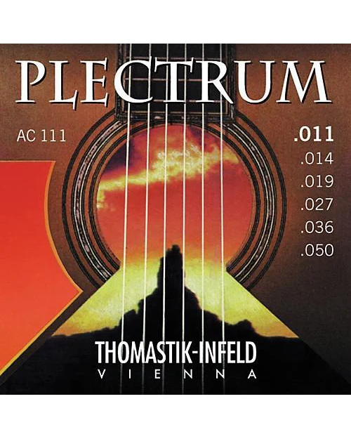 Thomastik Infeld AC111 Plectrum Series 6-String Light Acoustic Guitar Set - Image 2