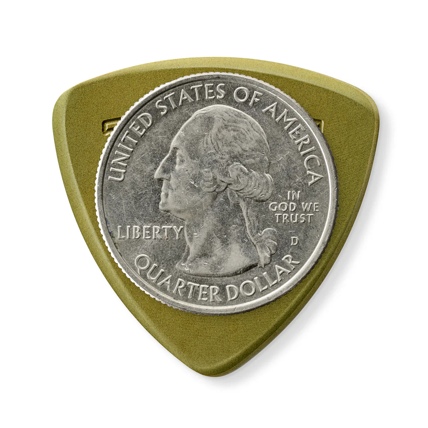 Token A3-60 Green Large Triangle Flatpick, 1.52mm - Image 3