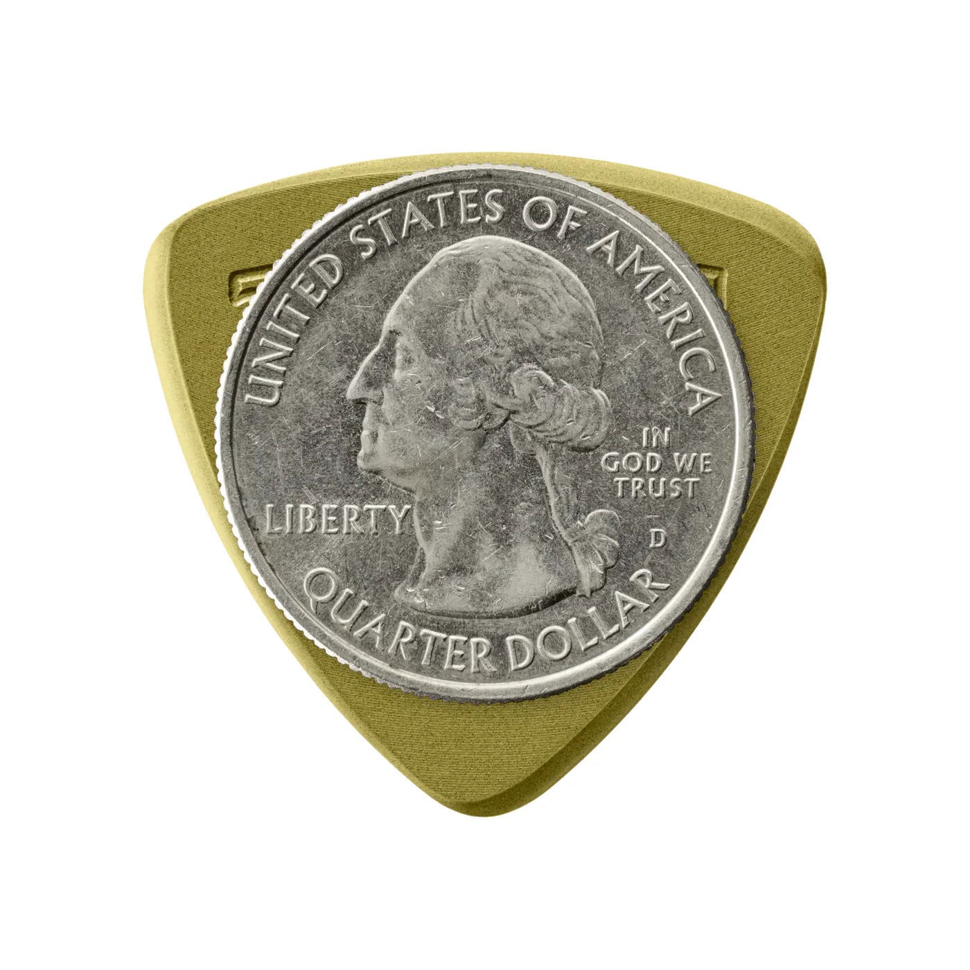Token B3-50 Green Small Triangle Flatpick, 1.27mm - Image 3