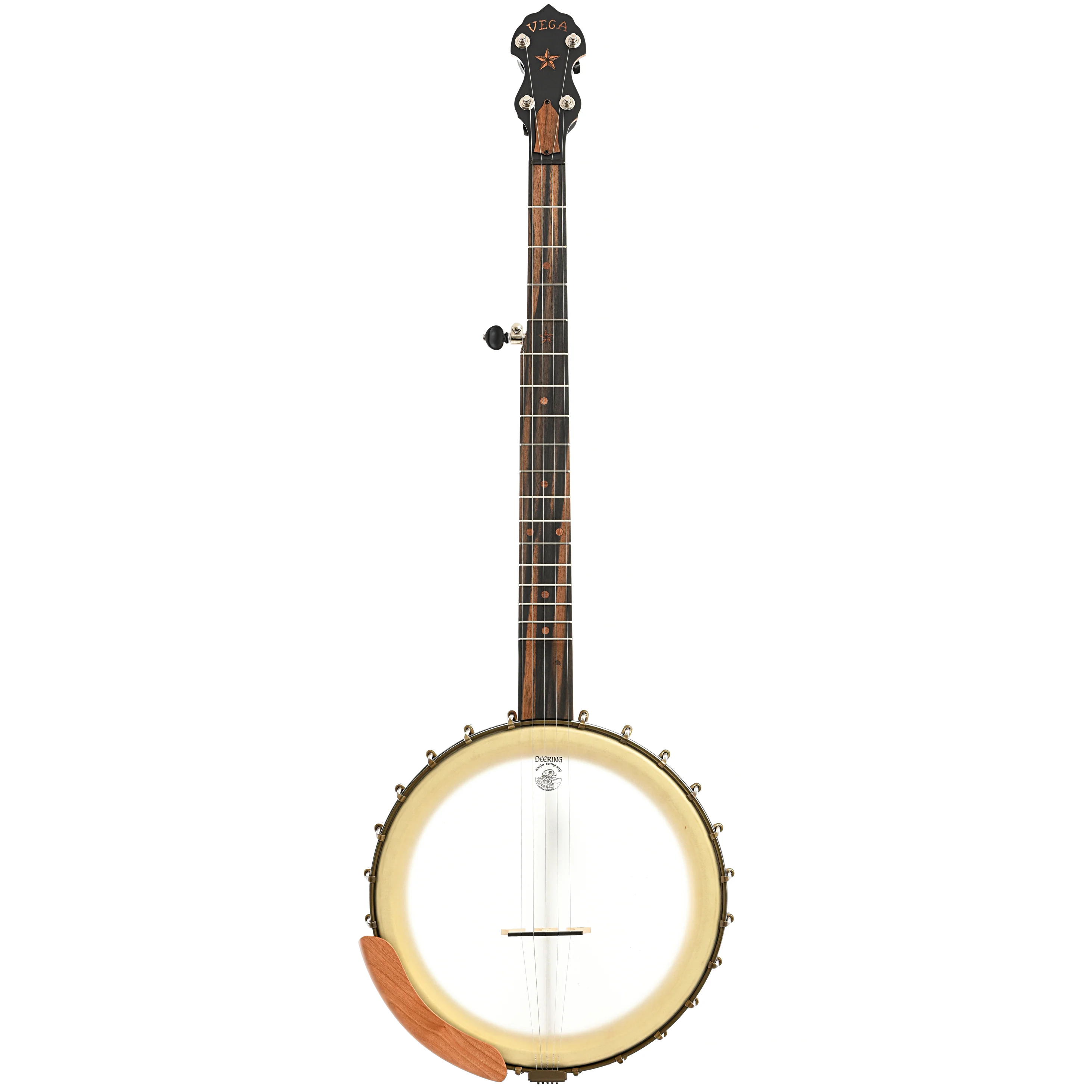Vega Vintage Star Openback Banjo & Case, Cherry - Image 16