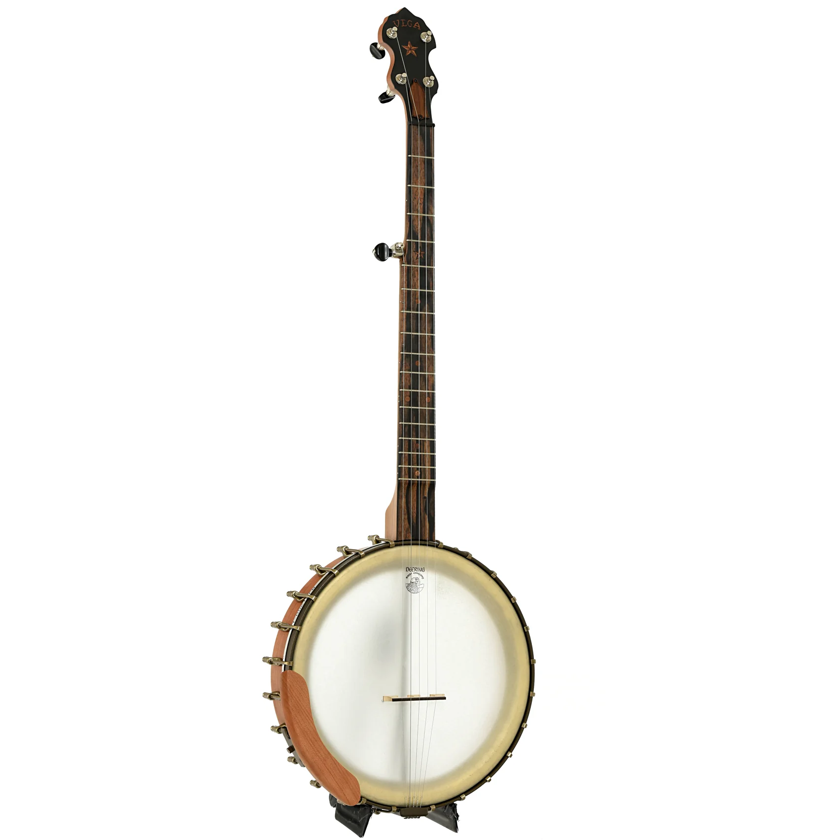 Vega Vintage Star Cherry 12" Open Back Banjo (2024) - Image 3