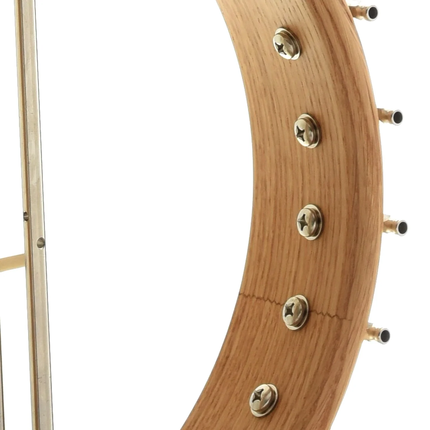 Vega White Oak Openback Banjo & Case, 12in - Image 10