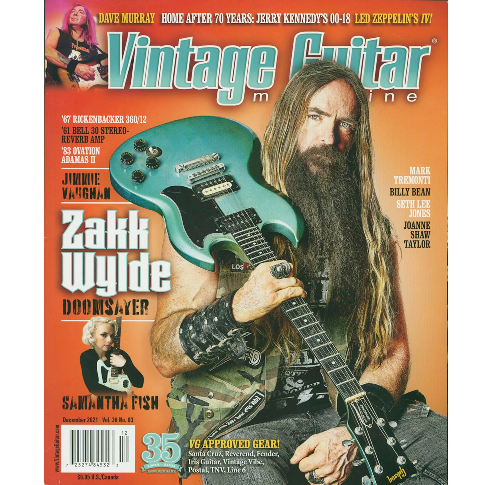 Vintage Guitar Magazine - December 2021 - Image 2