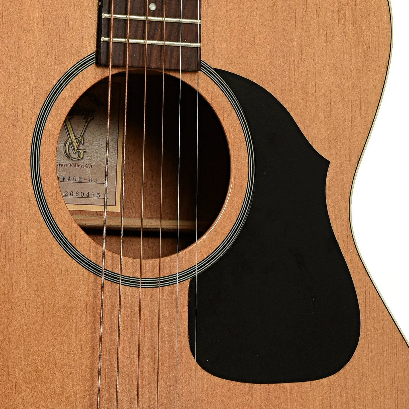 Voyage Air VAOM-04 Travel Acoustic Guitar (2012) - Image 6