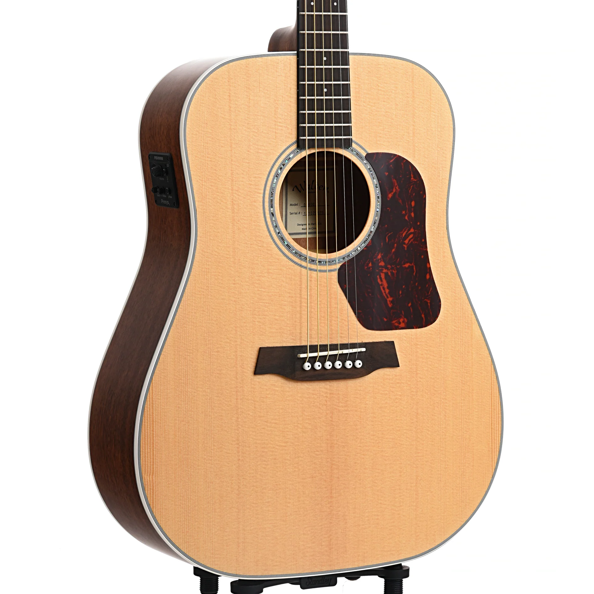 Walden Natura D740E Acoustic-Electric Guitar & Gigbag - Image 4