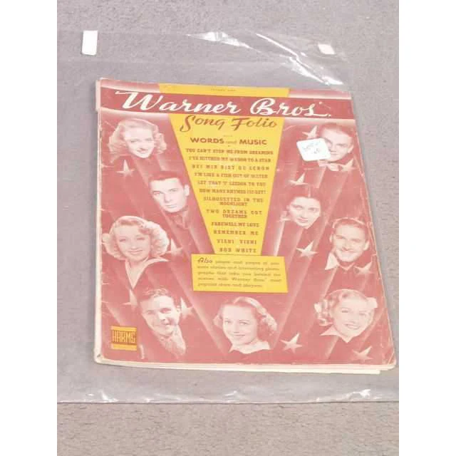 Warner Bros Song Folio with Words and Music - Image 3