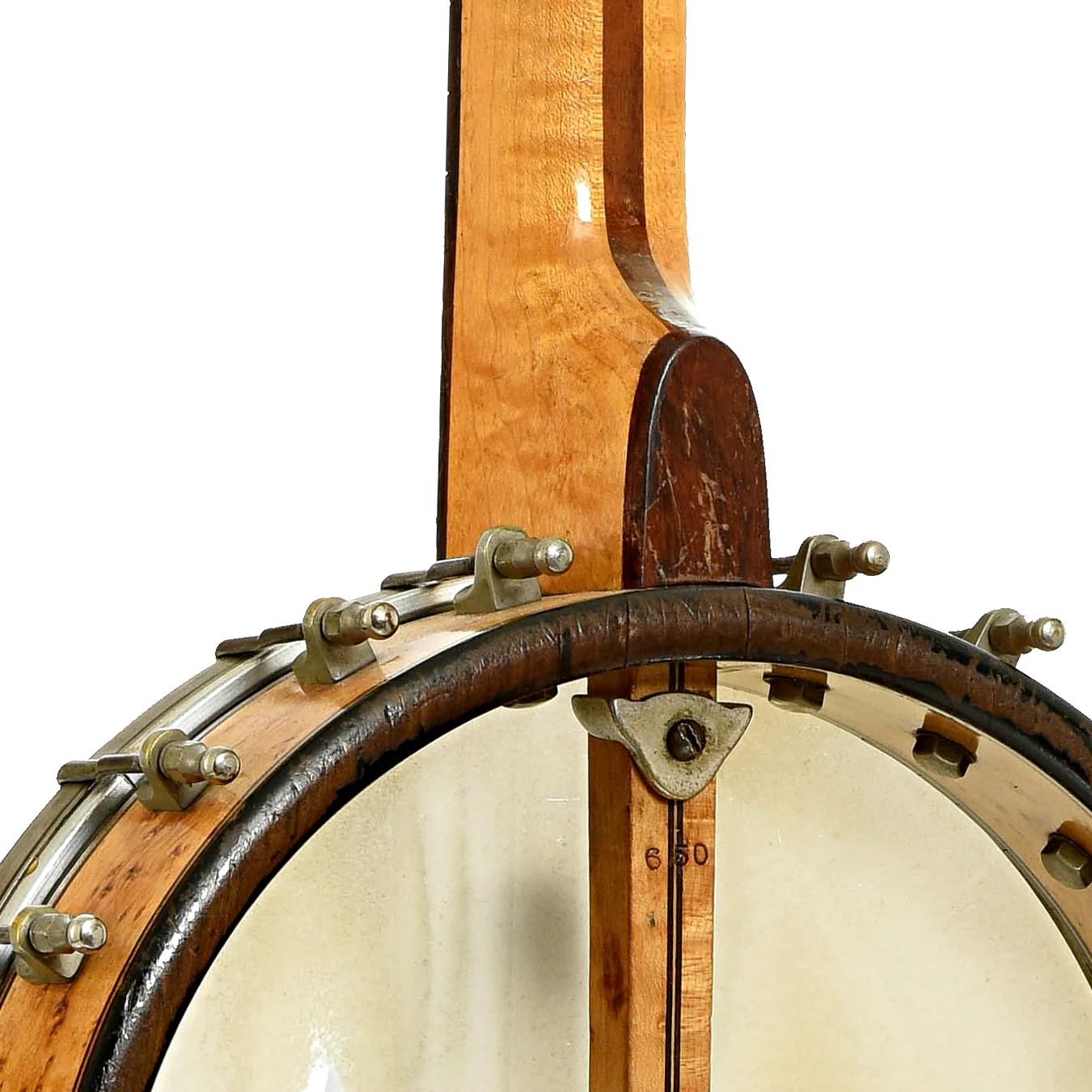 Washburn Style 650 Conversion Extra Longneck Openback Banjo (c.1925) - Image 11