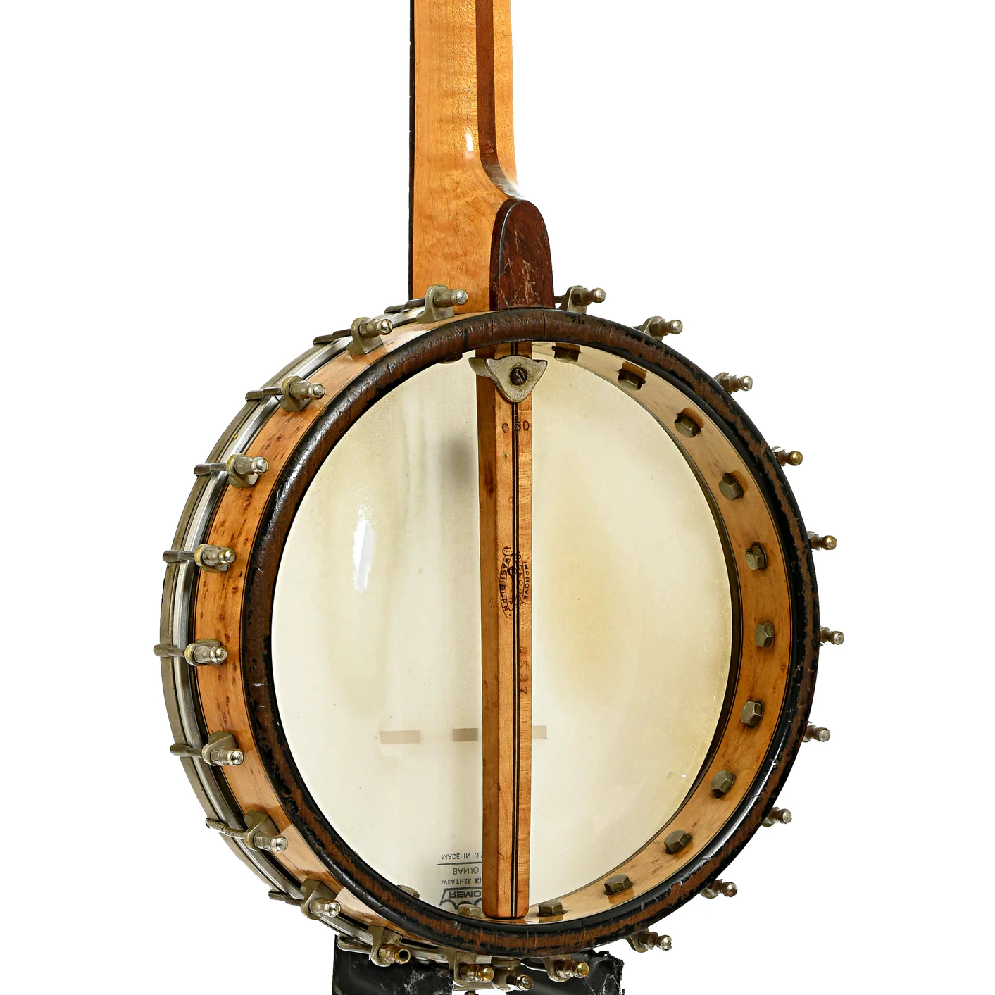 Washburn Style 650 Conversion Extra Longneck Openback Banjo (c.1925) - Image 12
