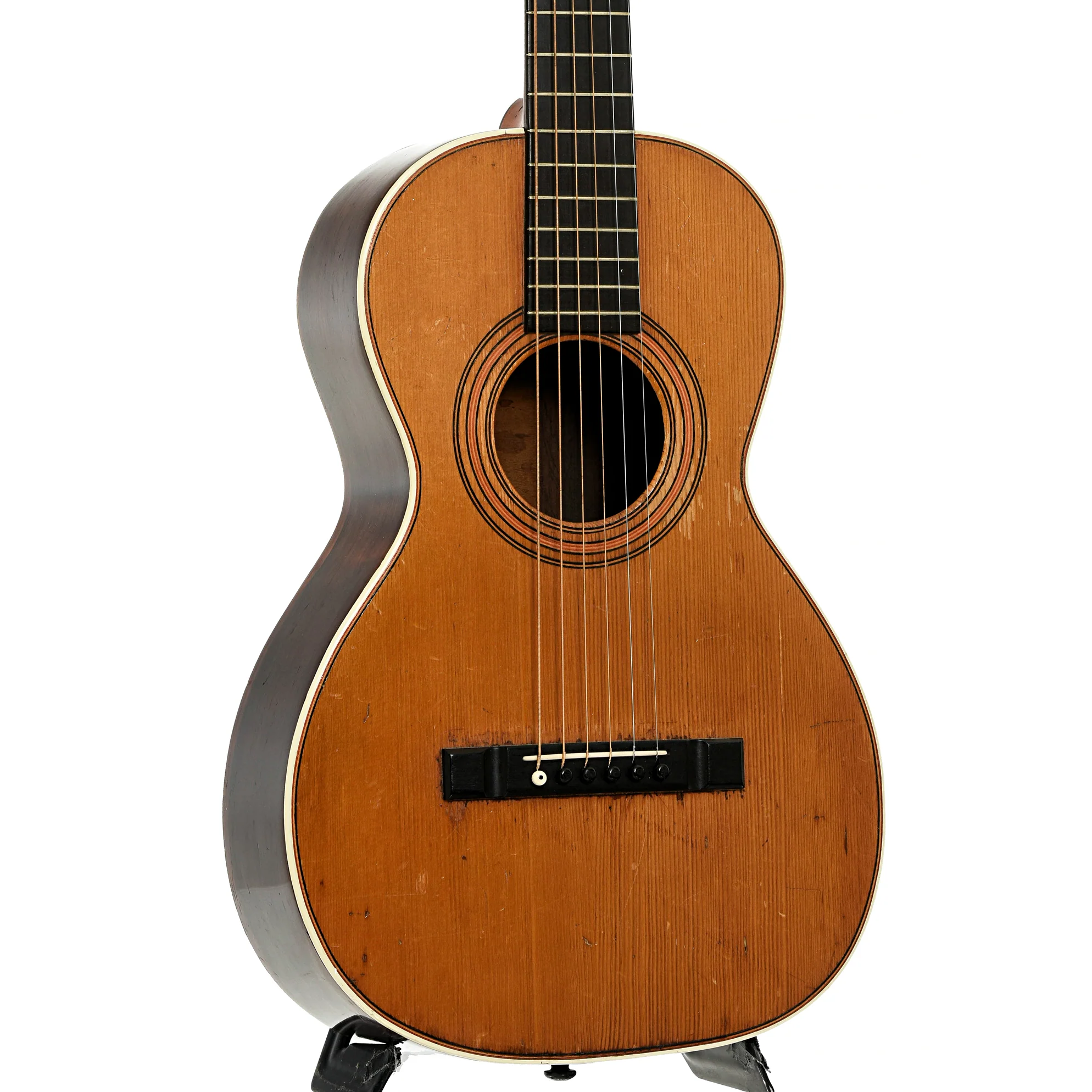 Washburn (UNMARKED) Style 102 Acoustic Guitar (1890s) - Image 4
