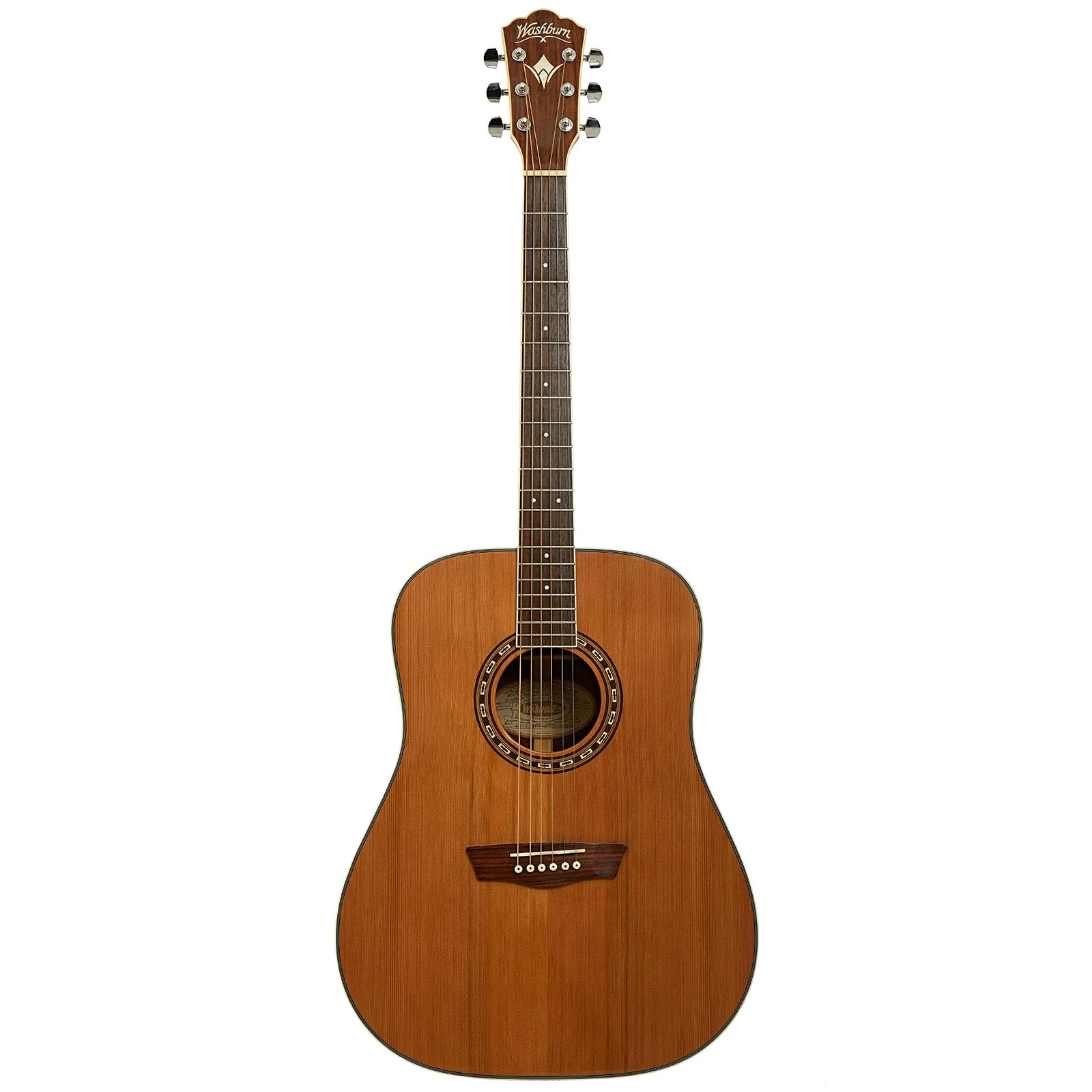 Washburn W11S D-Size Acoustic Guitar (2012) - Image 13