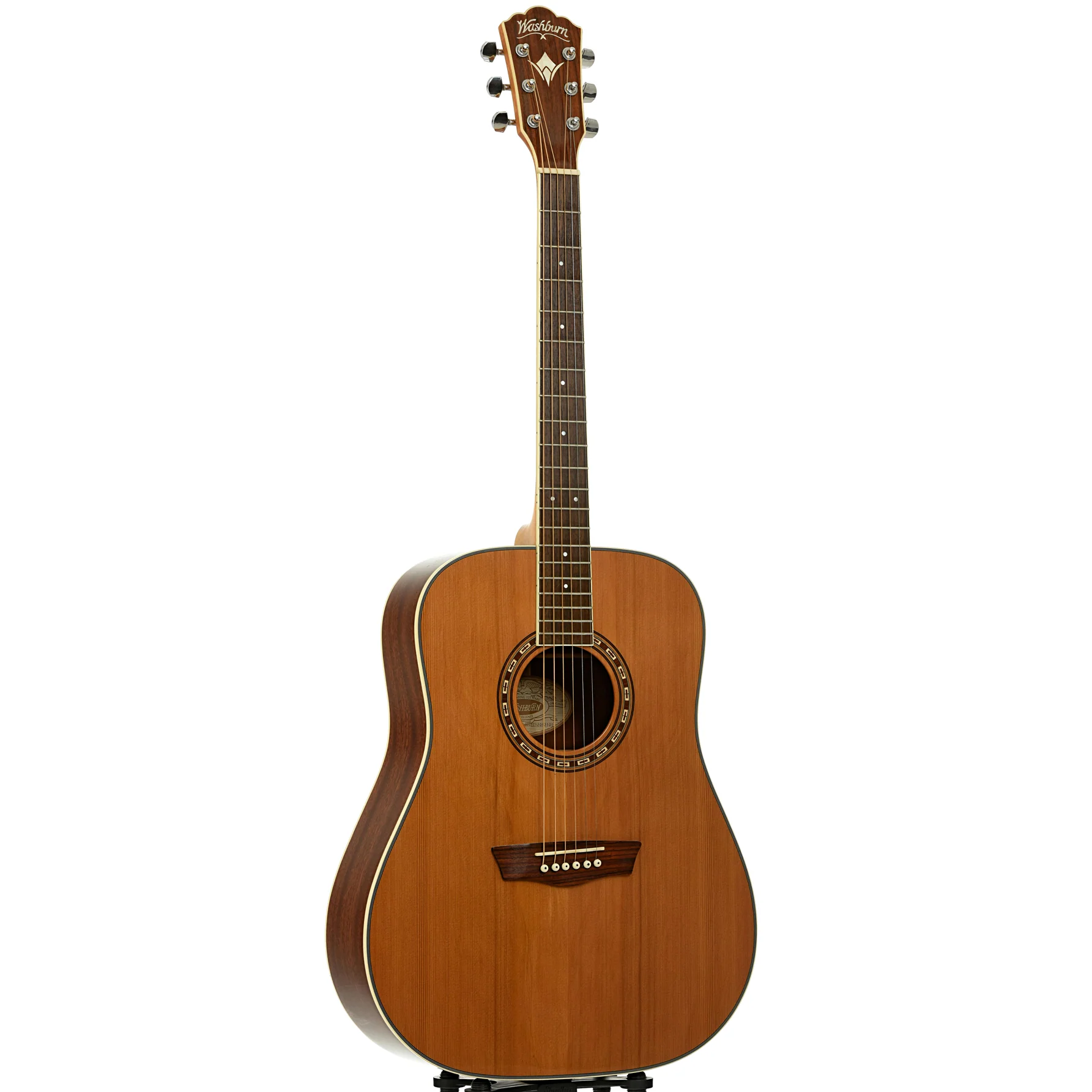 Washburn W11S D-Size Acoustic Guitar (2012) - Image 3