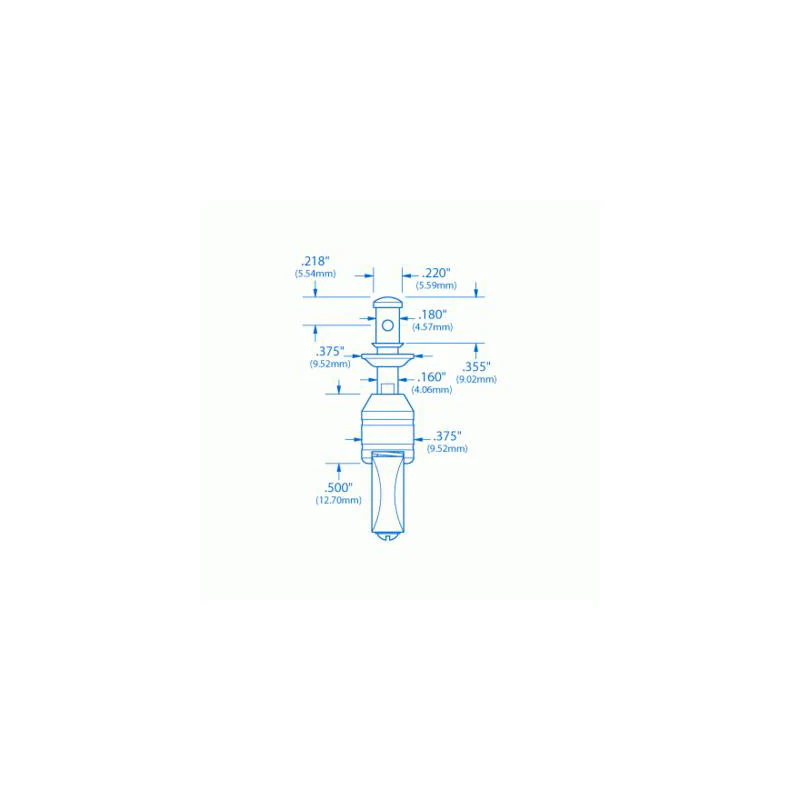 Waverly Nickel Friction Uke Pegs, Ivoroid Buttons (Set of 4) - Image 3