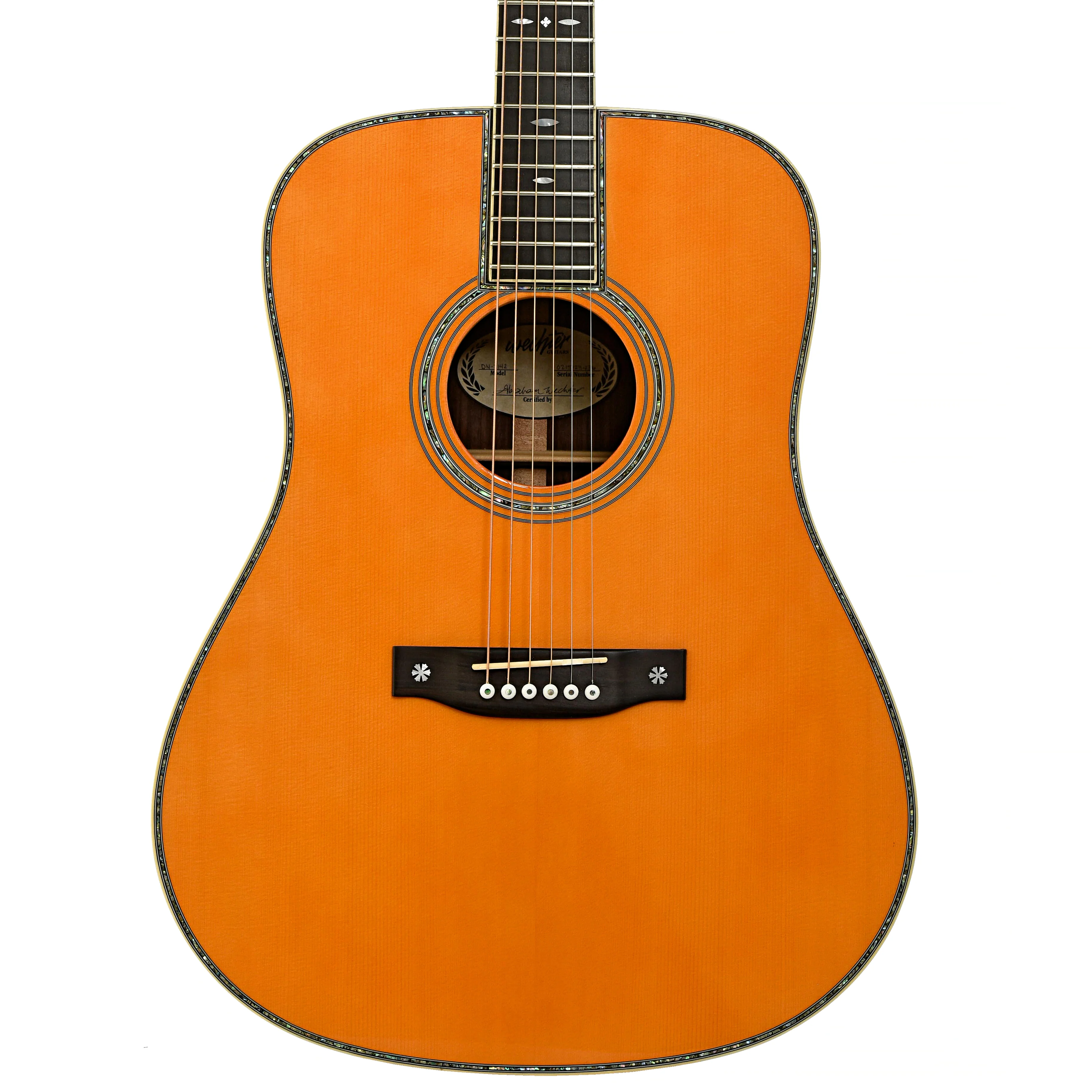 Wechter DN-8142 Dreadnought Acoustic Guitar (c.2010) - Image 2