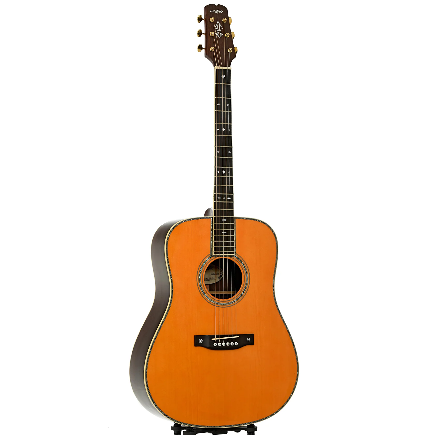 Wechter DN-8142 Dreadnought Acoustic Guitar (c.2010) - Image 3