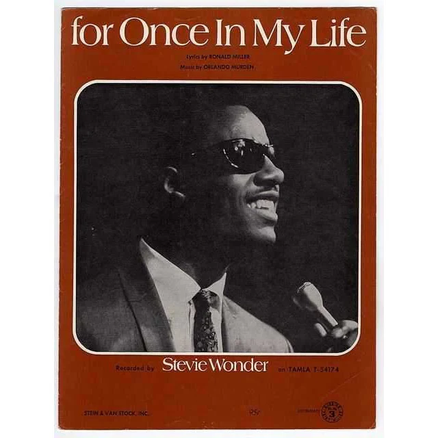 Wonder, Stevie: For Once in My Life (Sheet Music) - Image 2
