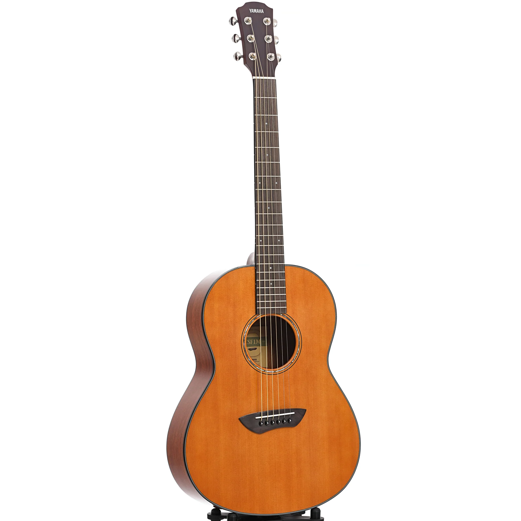 Yamaha CSF1M Vintage Natural Parlor Guitar & Gigbag - Image 4