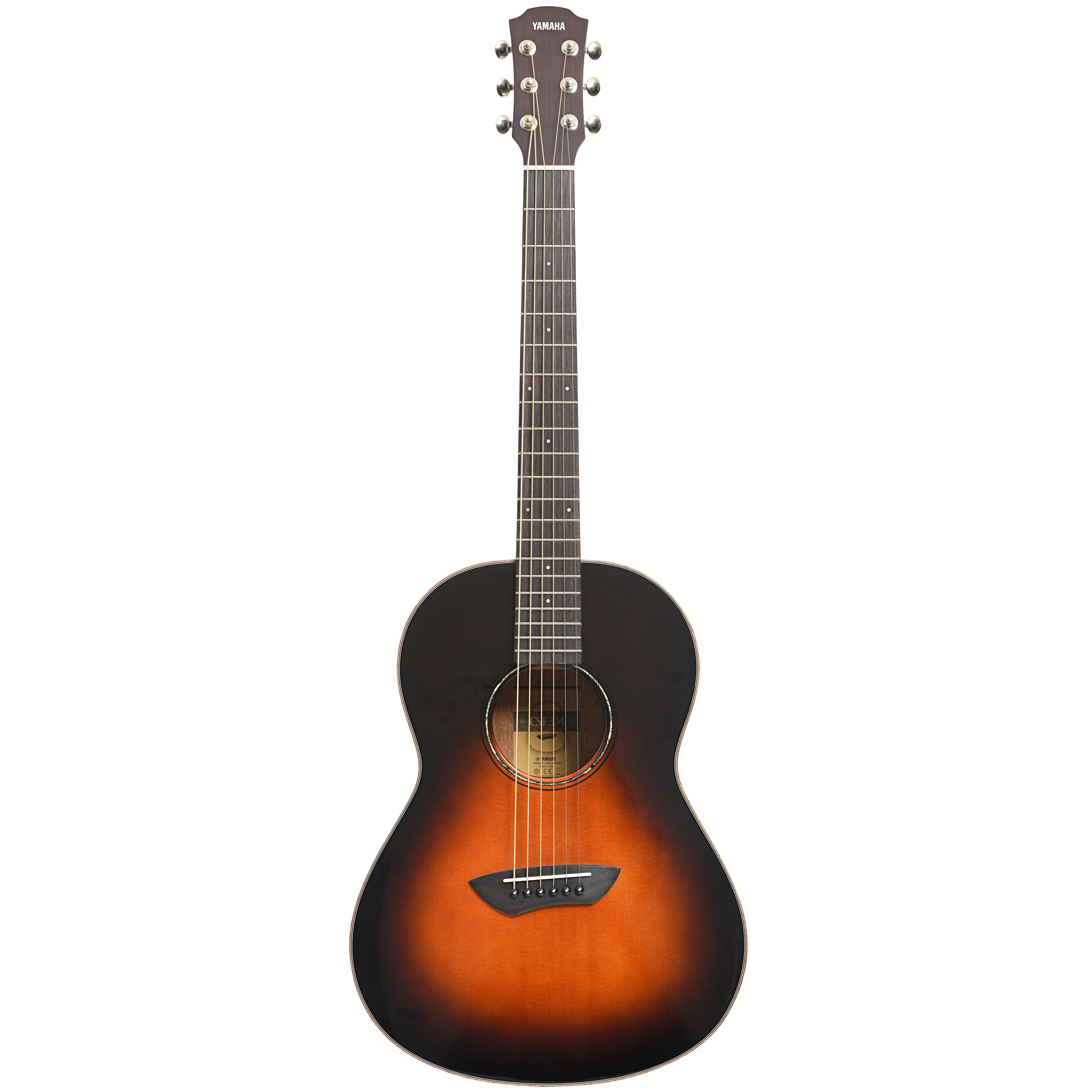Yamaha CSF3M Tobacco Sunburst Parlor Guitar & Gigbag - Image 14