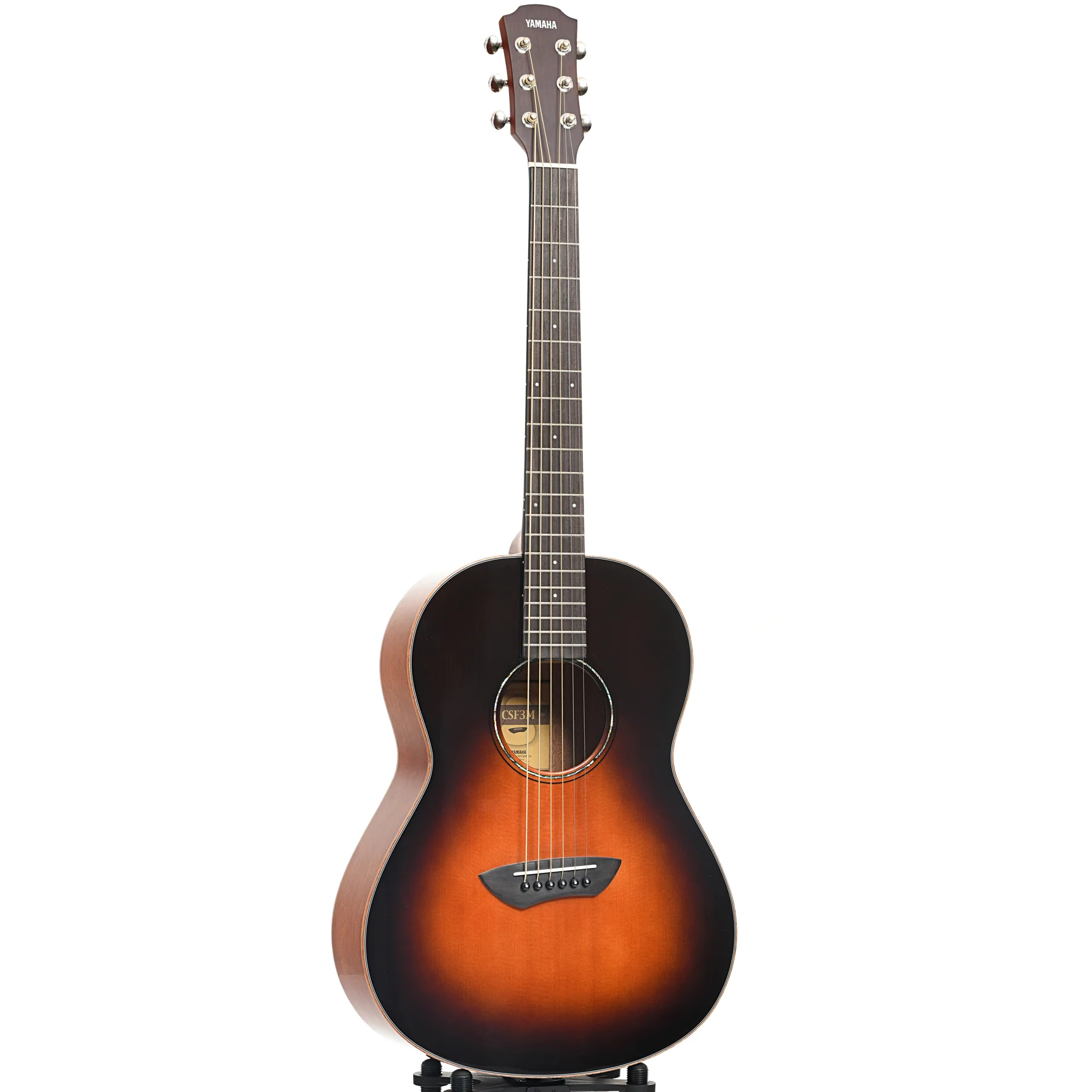 Yamaha CSF3M Tobacco Sunburst Parlor Guitar & Gigbag - Image 3