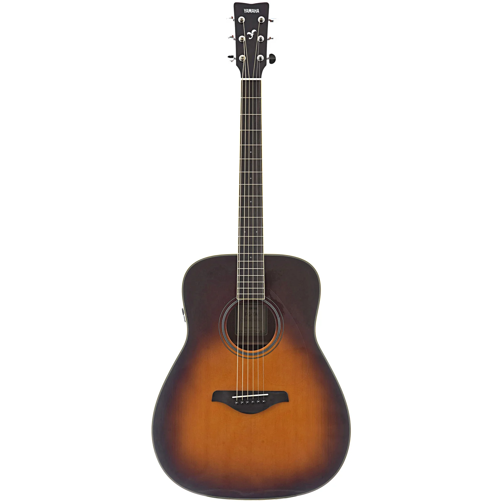 Yamaha FG-TA Brown Sunburst TransAcoustic Guitar - Image 13