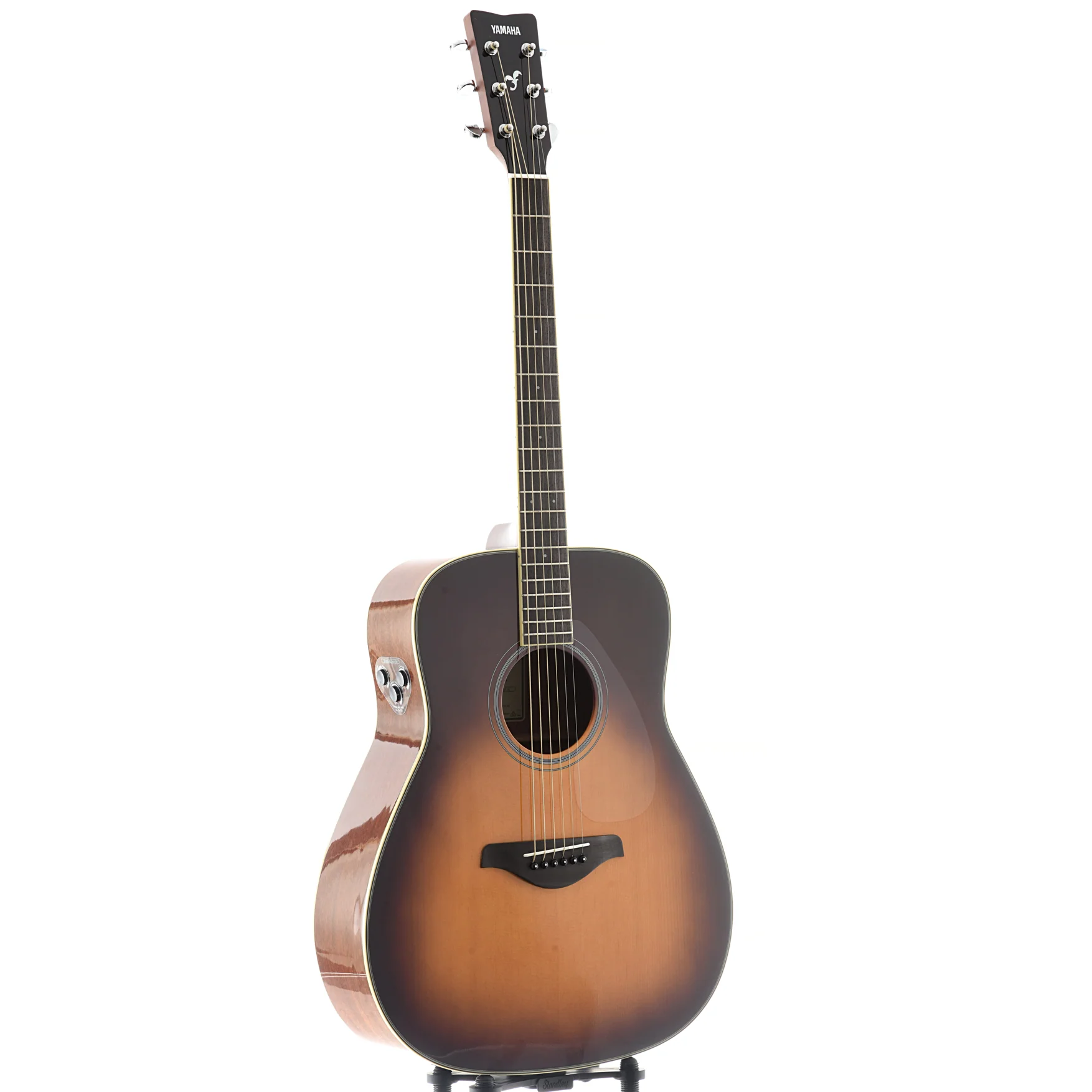Yamaha FG-TA Brown Sunburst TransAcoustic Guitar - Image 3