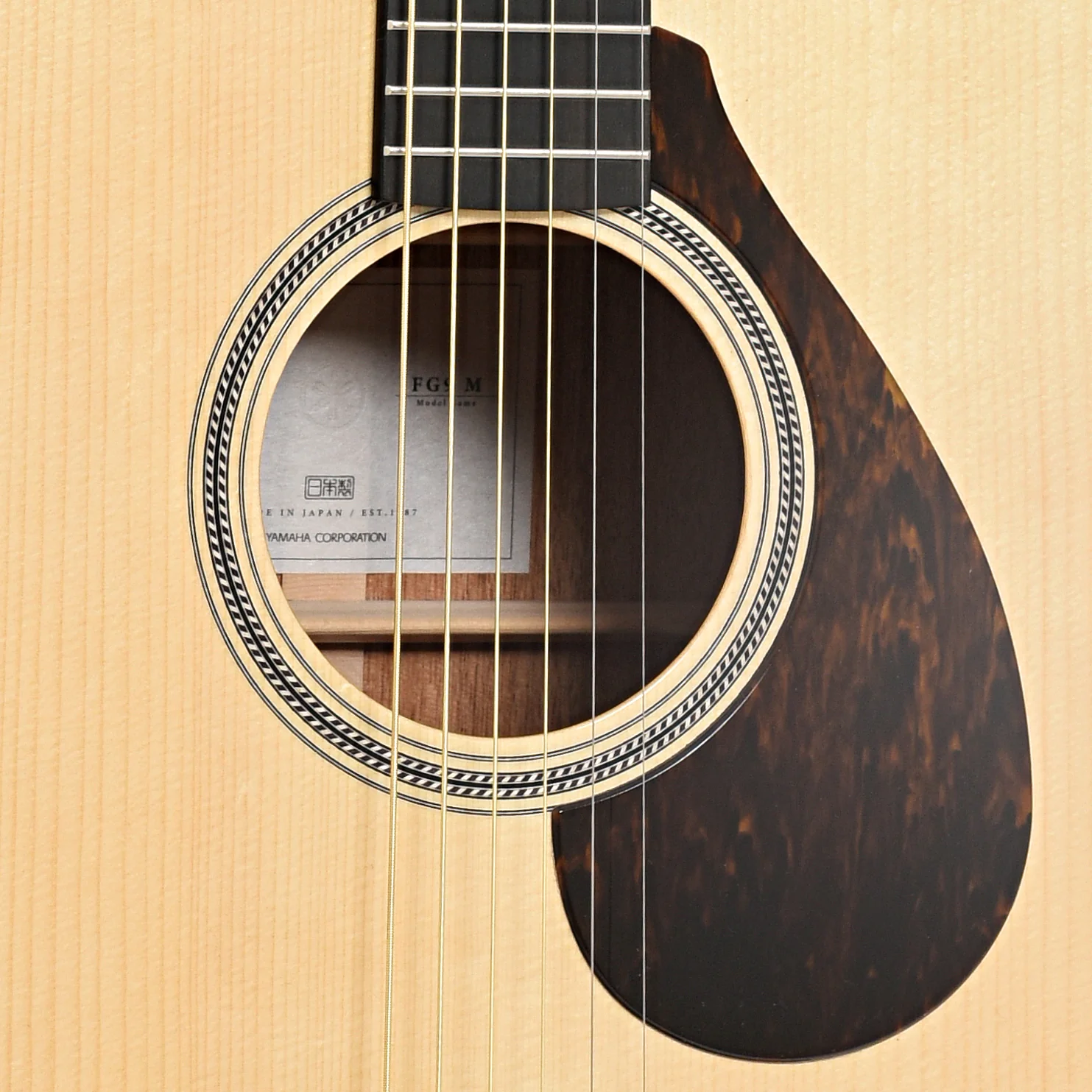 Yamaha FG9 M Limited Edition Acoustic Guitar & Case - Image 6