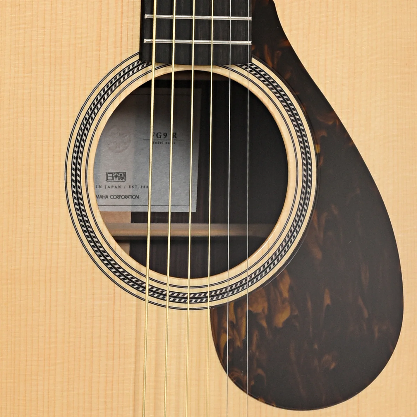 Yamaha FG9 R Limited Edition Acoustic Guitar & Case - Image 6