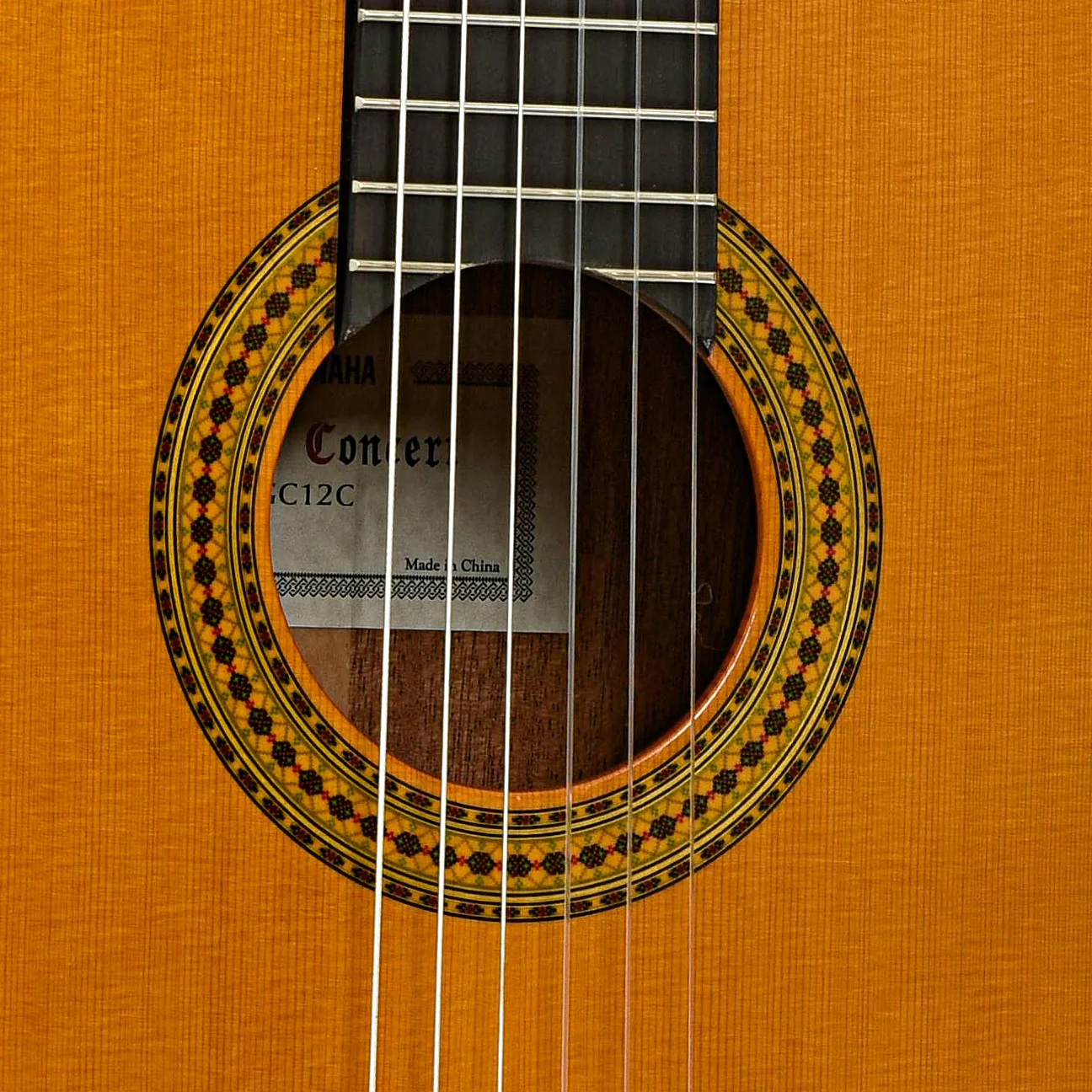 Yamaha GC12C Classical Acoustic Guitar & Gigbag - Image 6