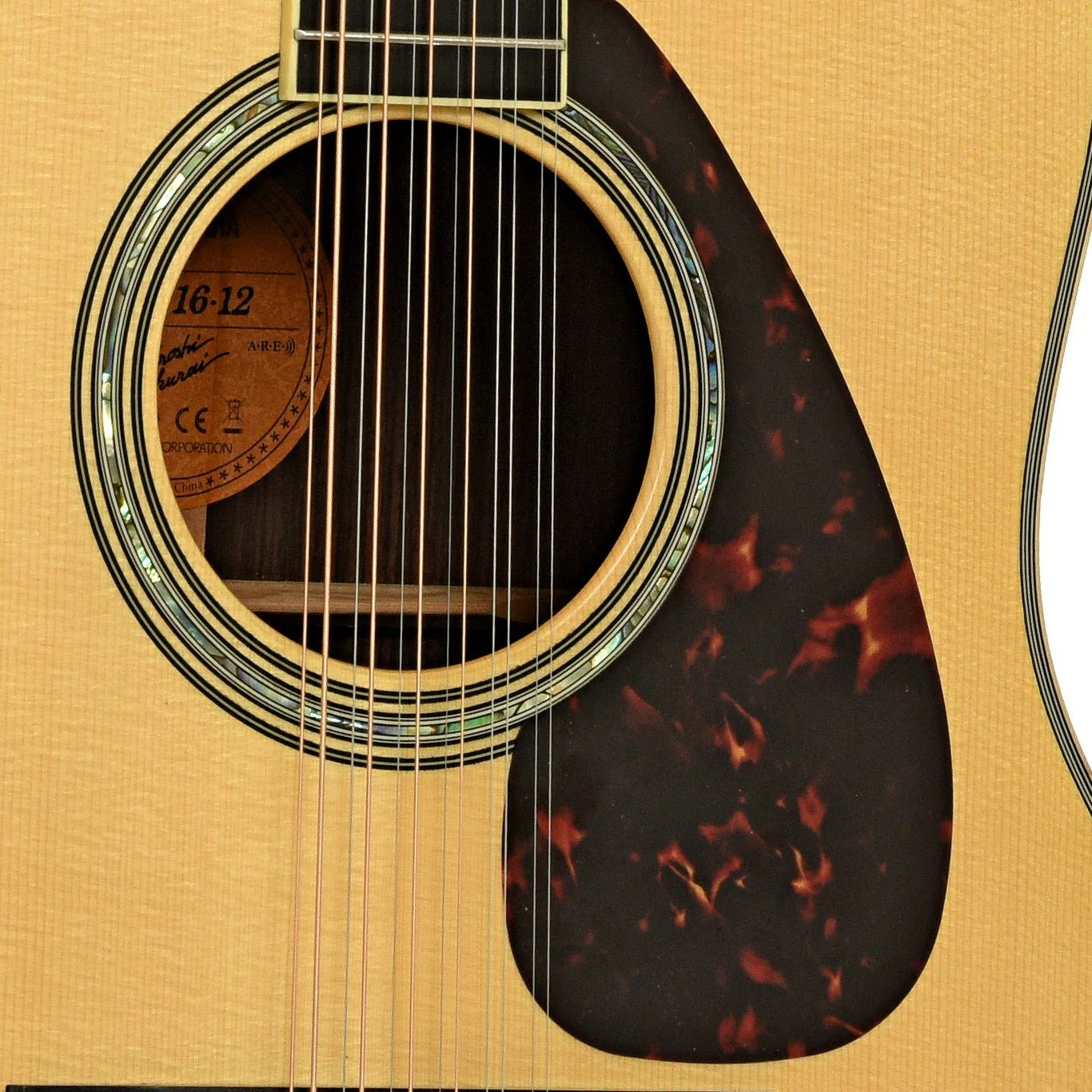 Yamaha LL16-12 ARE Original 12-String Acoustic Guitar (2019) - Image 6