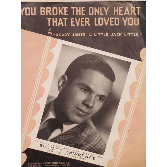 You Broke the Only Heart That Ever Loved You by Freddy James & Little Jack Little - Image 2