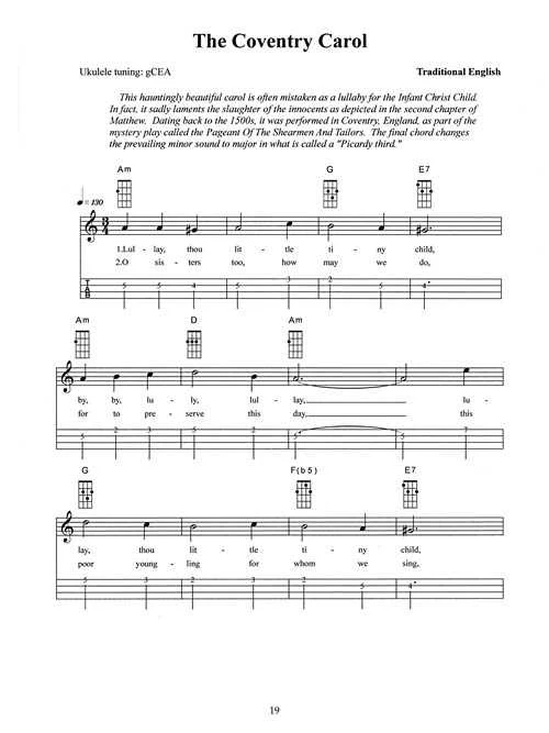 Yuletide Favorites for Ukulele - Image 3