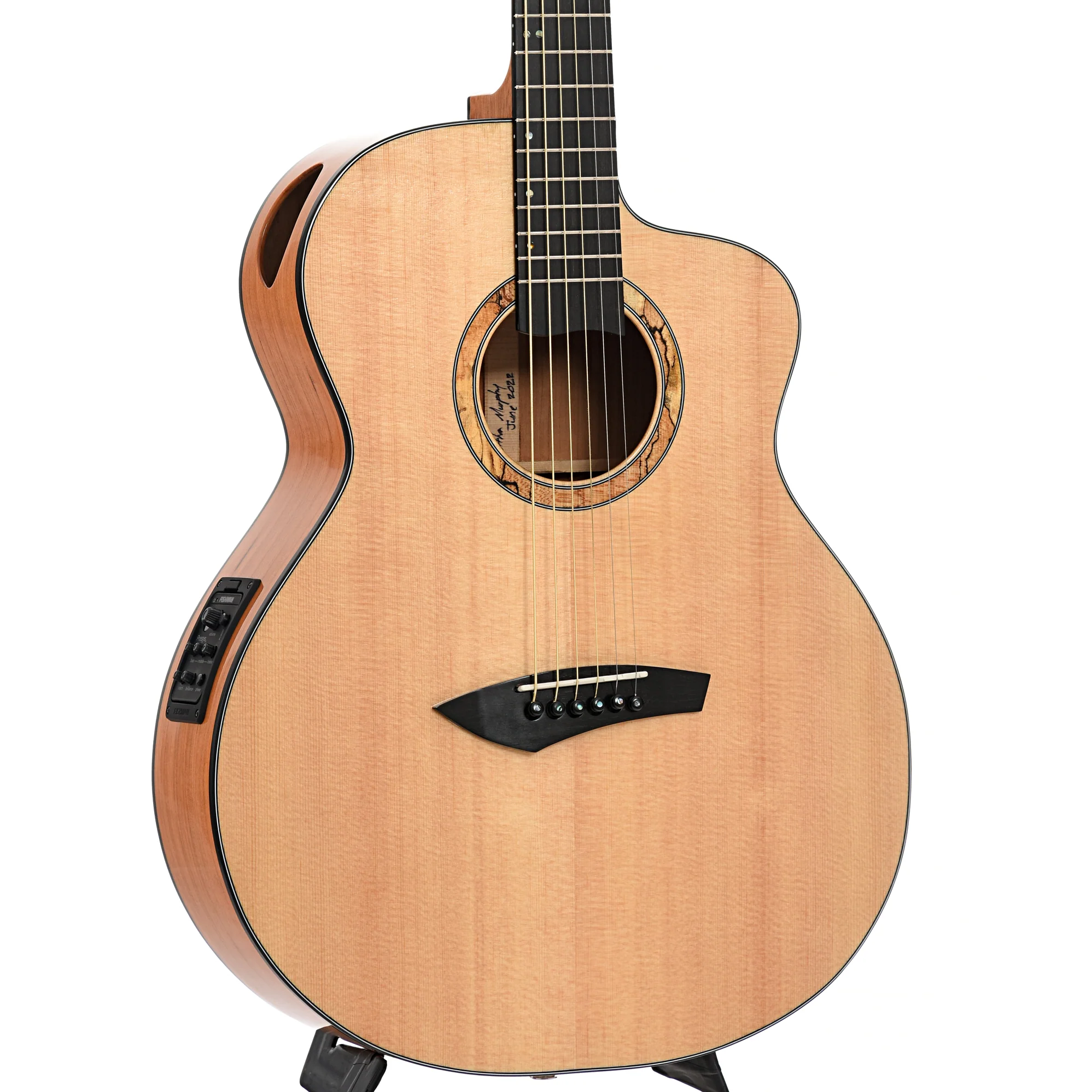 Zamar Instruments Craftsmen Model OM Acoustic Guitar and Case - Image 3